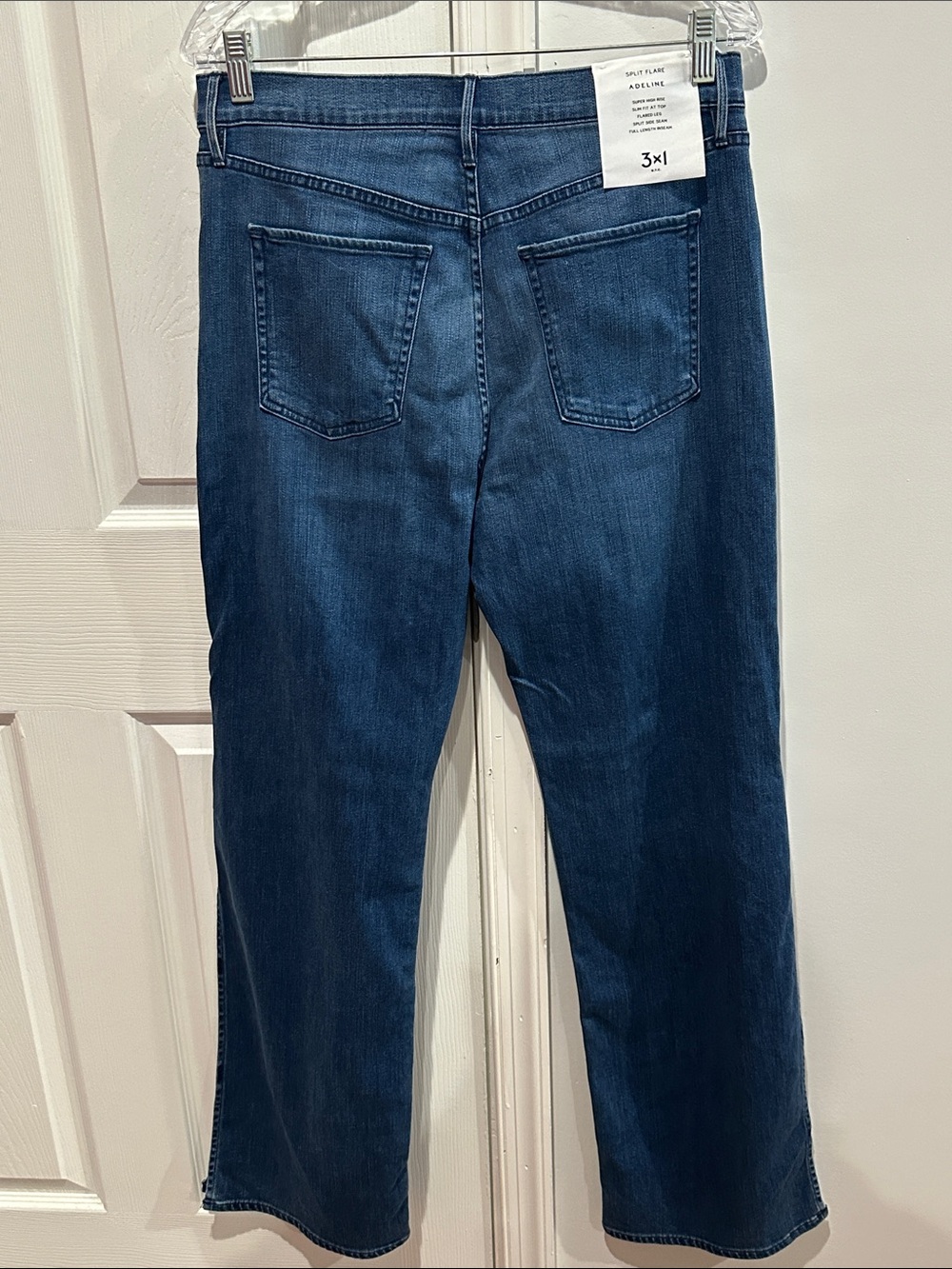 3X1 Adeline Split Flare High Rise Jeans Size Size 31 - Picture 4 of 15